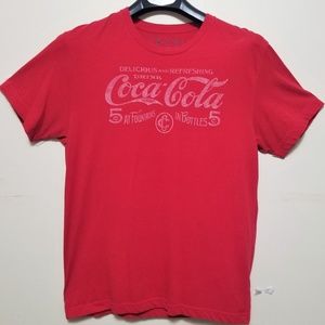Red Vintage Coca Cola T Shirt. Size M